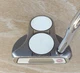 ODYSSEY WHITE STEEL 2-BALL MALLET PUTTER 35" INCH RIGHT HANDED EINN GRIP 2BALL