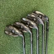 Sub 70 699 Black Iron Set 6-PW Graphite Projectx 5.5 Regular Flex Golf Clubs