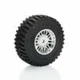 Pro-Line Flat Iron F/R Tires Mounted 12mm Hex Chrome Diablo (4) for Arrma Typhon