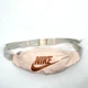 Nike womens Heritage Waistpack 3L Belt Fanny Pack Zipper Pockets pink logo bag