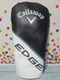 CALLAWAY EDGE DRIVER HEADCOVER BLACK WHITE GOLF HEAD COVER
