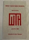 Vintage 1990 West Tech High School Cleveland Ohio 50th Reunion Program Directory