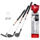 Franklin Sports Adjustable Youth Golf Set Red
