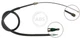 ABS K12316 Rear Hand Brake Cable Fits Renault Megane 7700 424 923