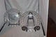 Fostoria American Clear 9 1/2" Lot of 2 Sandwich Plates