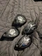 4 Left titleist wood golf heads.818h1,910h,910f.15,19,21,23.